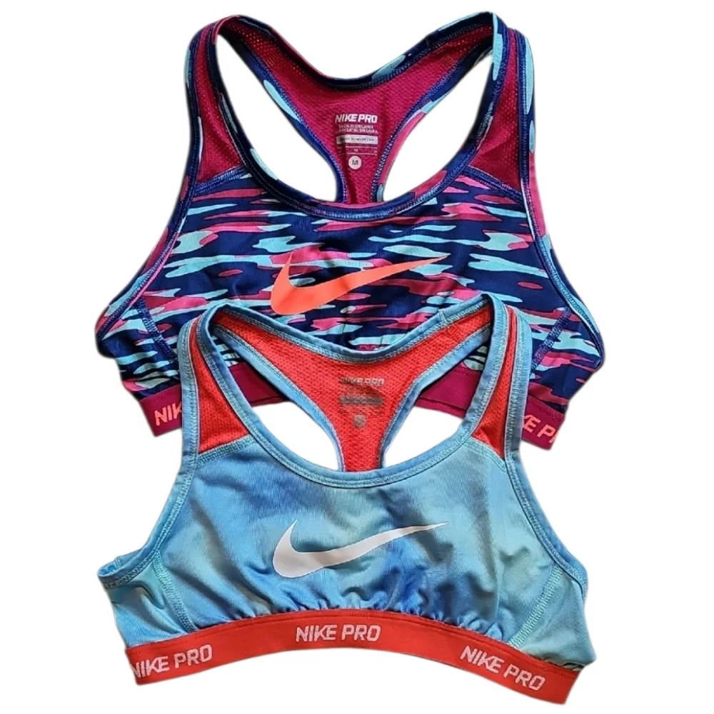 NIKE Pro Dri-Fit Non-Padded Sport Bras. Women's Size: Medium.